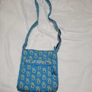 BUNDLE SALE! VERA BRADLEY Blue & Green Paisley Crossbody Bag